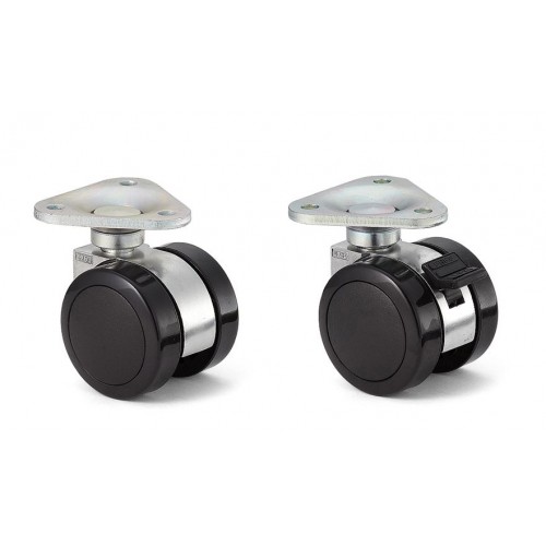 Twin Wheel Caster (Plate Type)